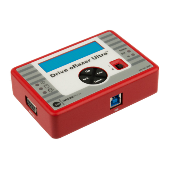 CRU WiebeTech Drive eRazer Ultra User Manual
