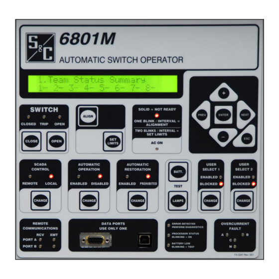 S&C 6801M Instruction Sheet