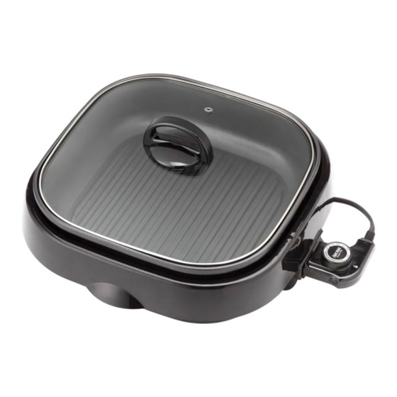 Aroma 3-in-1 Grillet ASP-218B Instruction Manual