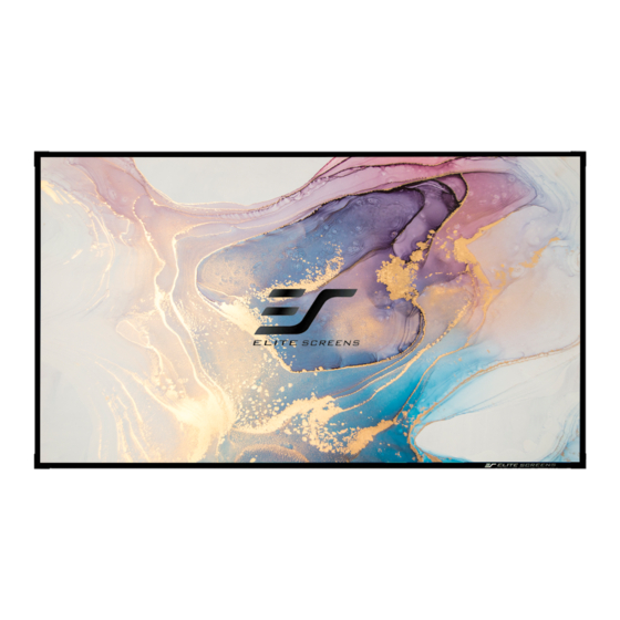 Elite Screens Edge Frame User Manual