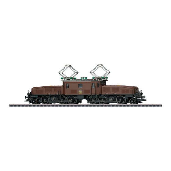 marklin Ce 6/8 III Krokodil Series Manual