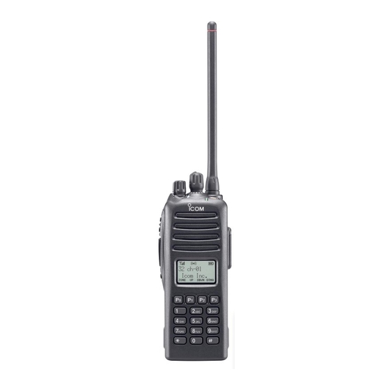 Icom IC-F70T Instruction Manual