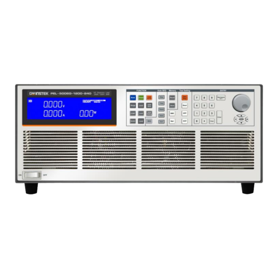 GW Instek PEL-5000G Series User Manual