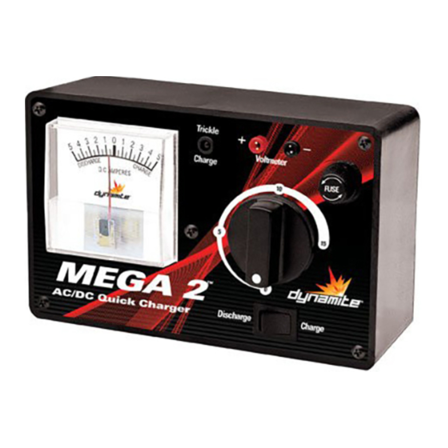 Dynamite MEGA 2 - AC/DC Quick Charger Manual