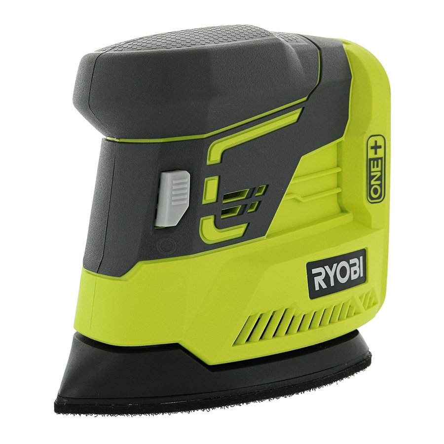 Ryobi P401 - COMPACT FINISH SANDER Manual