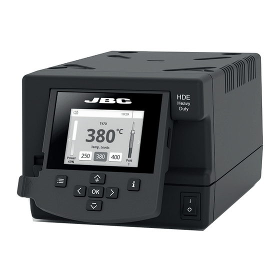 jbc HDE Manual