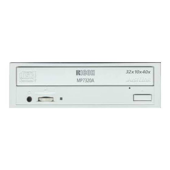 Ricoh MP7320A User Manual