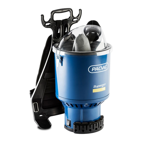 Pacvac Superpro battery700 Product & Training Manual