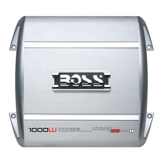 Boss Audio Systems CXX502 User Manual