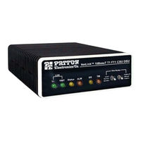 Patton Electronics 2720/I Series User Manual