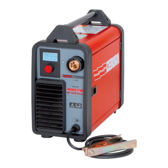 Cebora MONO STAR MIG 1620/M Instruction Manual