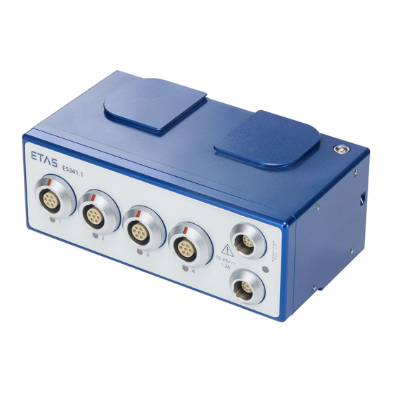 ETAS ES341.1 User Manual