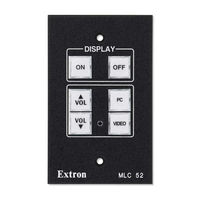 Extron Electronics MediaLink MLC 52 Series Quick Start Manual