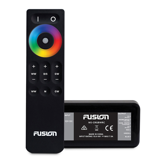 Fusion CRGBW Instructions