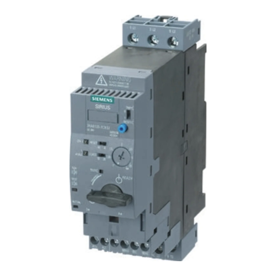 Siemens SIRIUS 3RA6 System Manual