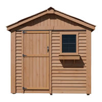 Outdoor living today 8x8 Gardener's Shed Assembly Manual