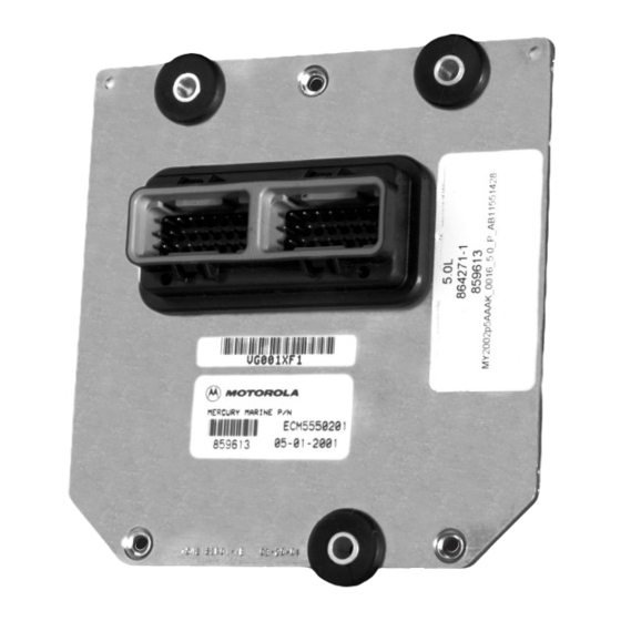 Mercury MerCruiser ECM 555 Service Manual