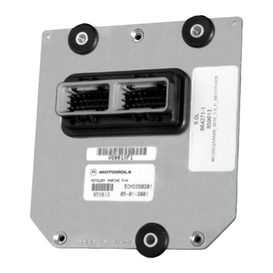 Mercury MerCruiser ECM 555 Service Manual