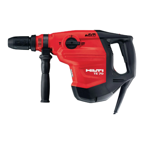 Hilti TE 70-AVR Manual