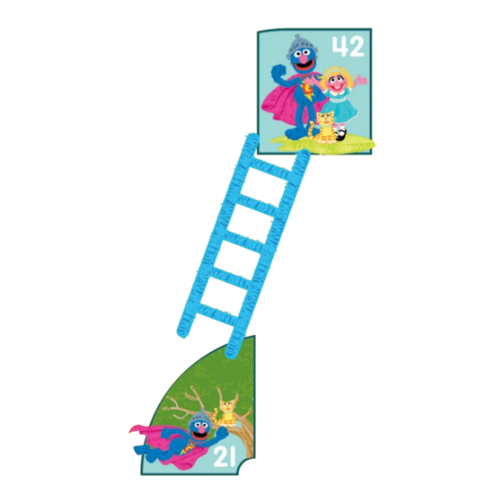 Milton Bradley Chutes and Ladders Sesame Street Edition Instructions