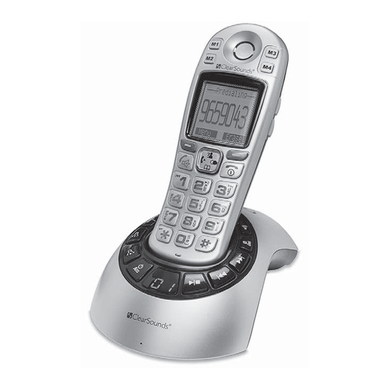 ClearSounds A600 DECT 6.0 Quick Start Manual