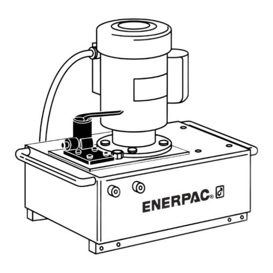 Enerpac Hushh 30 Series Instruction Sheet