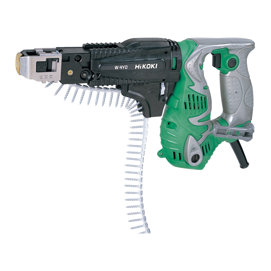 HIKOKI W 4YD Handling Instructions Manual