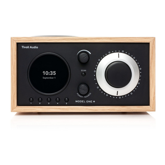 Tivoli Audio ONE+ Quick Start Manual