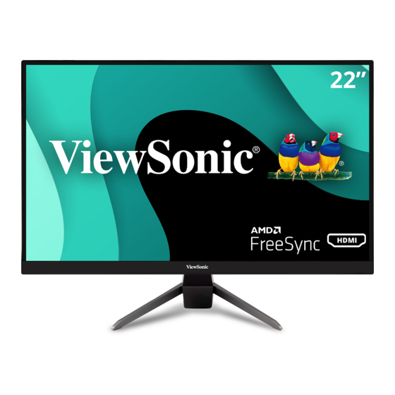 ViewSonic VX2767-mhd User Manual