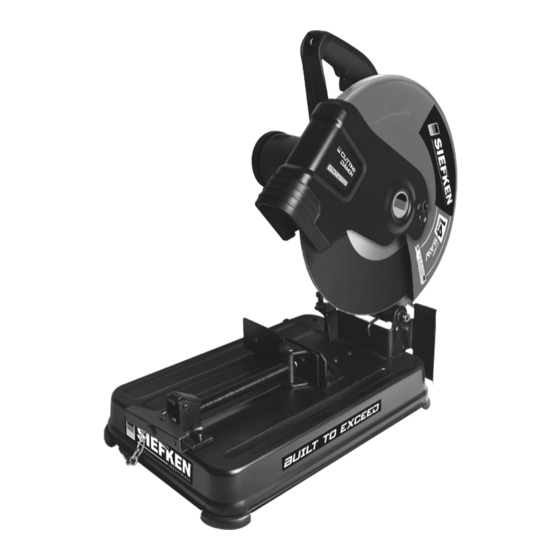 Siefken CUTTING DAMON CD3525 Instructions Manual