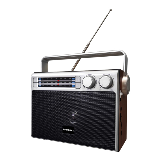SoundMax SM-RD2122UB Instruction Manual
