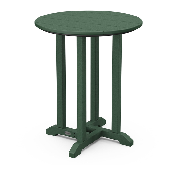 Polywood PWS1299-1 Assembly Instructions