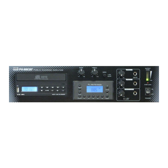 DAPAudio PA90CDT V3 Manual