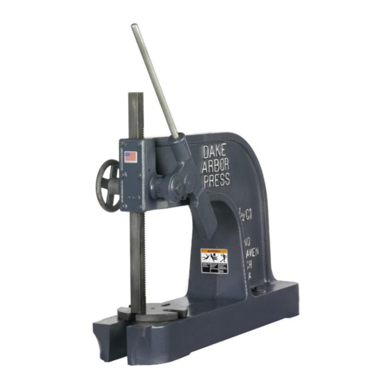 Laguna Tools DAKE 1-1/2C Instructional Manual