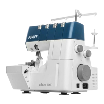 Pfaff admire 1000 User Manual
