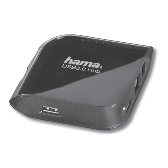 Hama USB 3.0 Hub 1:4 Manuals