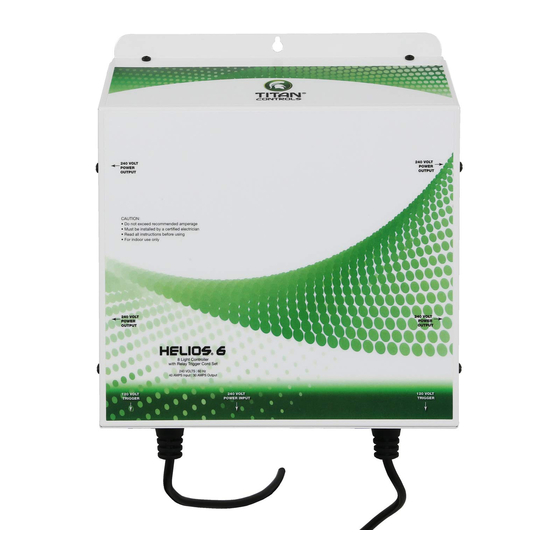 Titan Controls Helios 6 Instruction Manual