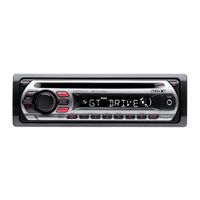 Sony CDX-GT21W - 200w Cd Receiver Operating Instructions Manual