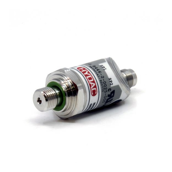 HYDAC ELECTRONIC EDS 8000 User Manual