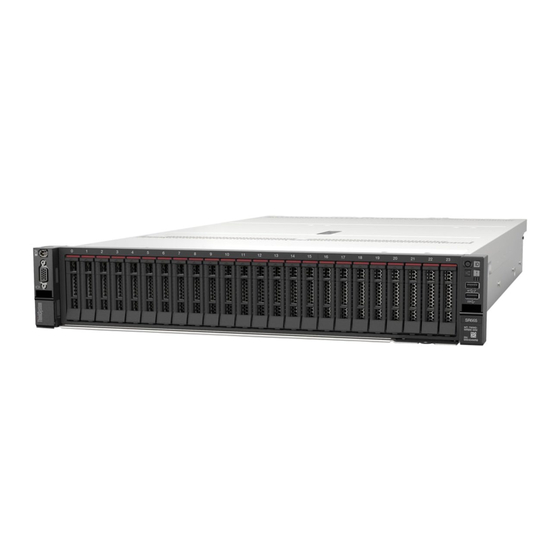Lenovo ThinkSystem SR665 Setup Manual