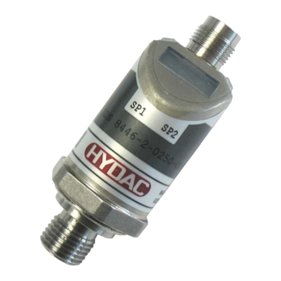 HYDAC ELECTRONIC EDS 8000 Quick Manual