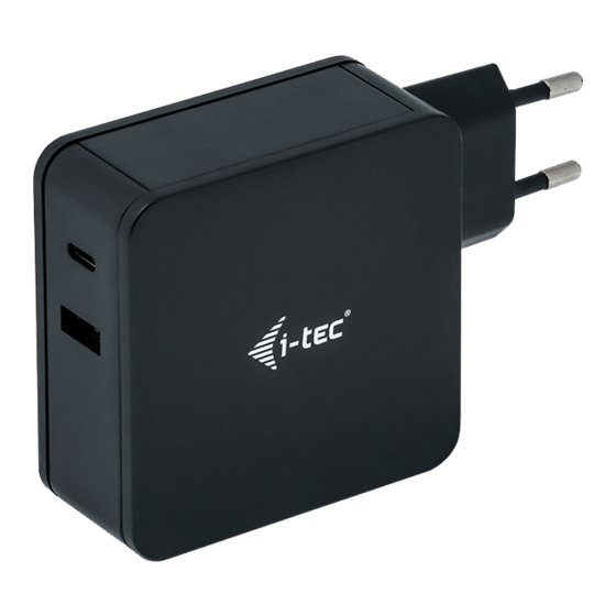 i-tec CHARGER-C60WPLUS User Manual