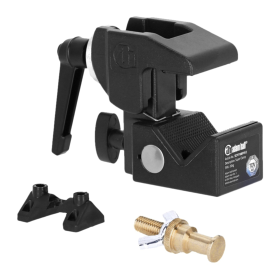 Adam Hall SUPER CLAMP 710 BMK2 SET 1 User Manual