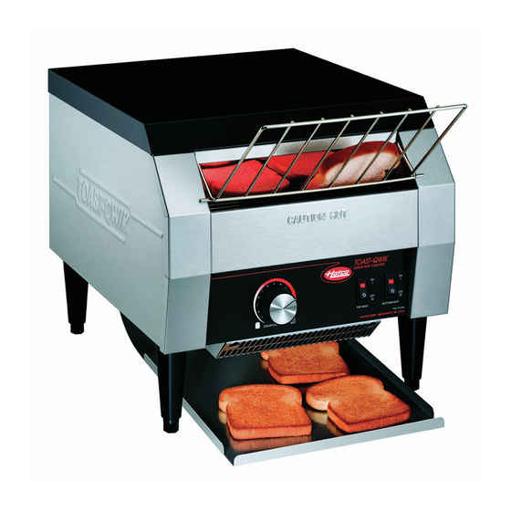 Hatco Toast Qwik TQ-10 Series Manuals