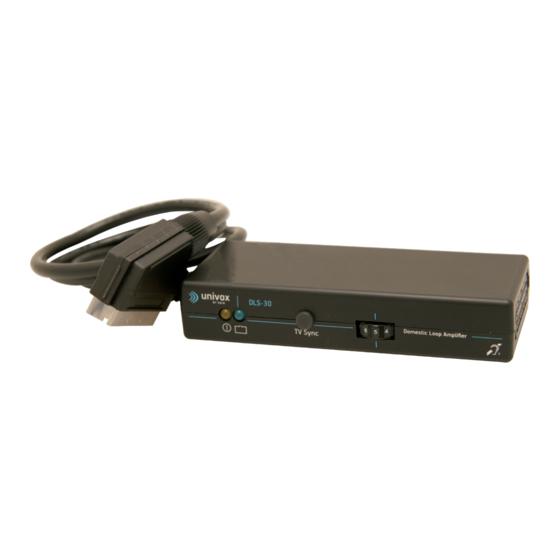 Edin Univox DLS-30 User Manual
