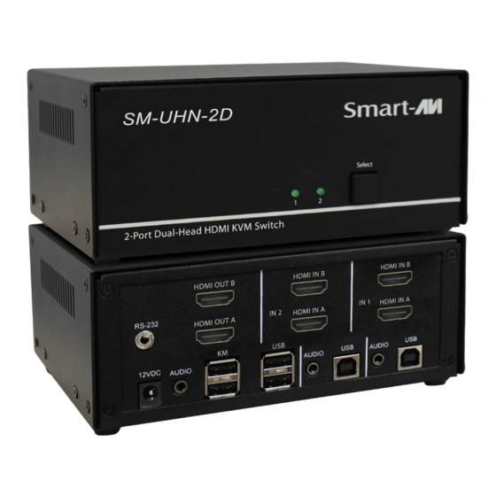 SMART-AVI SM-UHN-2D Quick Start Manual