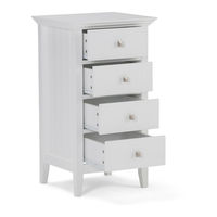 SIMPLIHOME Brooklyn+Max WyndenHall AXCBSACA02-WH Manual