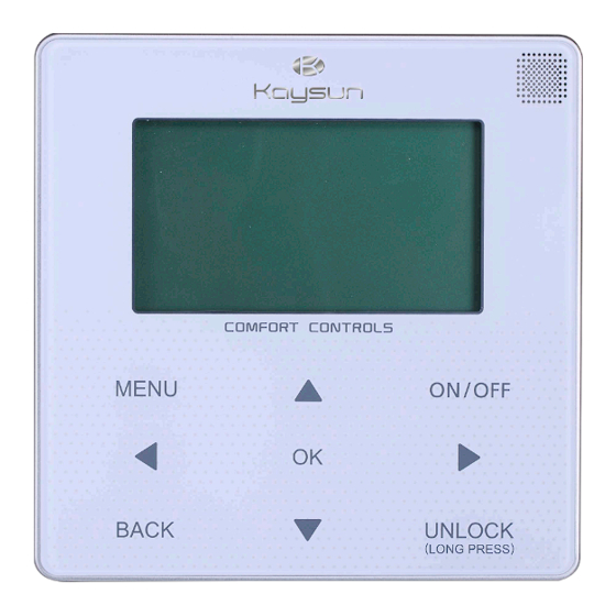 Frigicoll Kaysun KCCHT-07 Owner's Manual