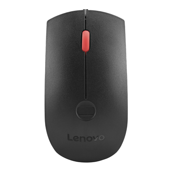 Lenovo Fingerprint Biometric USB Mouse Gen 2 User Manual