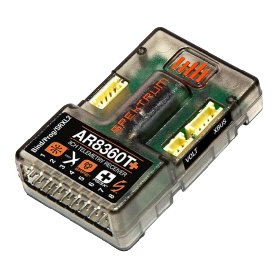 Spektrum AR8360T+ Manual